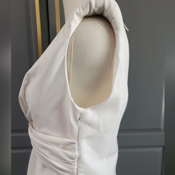 Zara Front Twist padded shoulders Short dress 7941/460 size medium - Picture 5 of 8